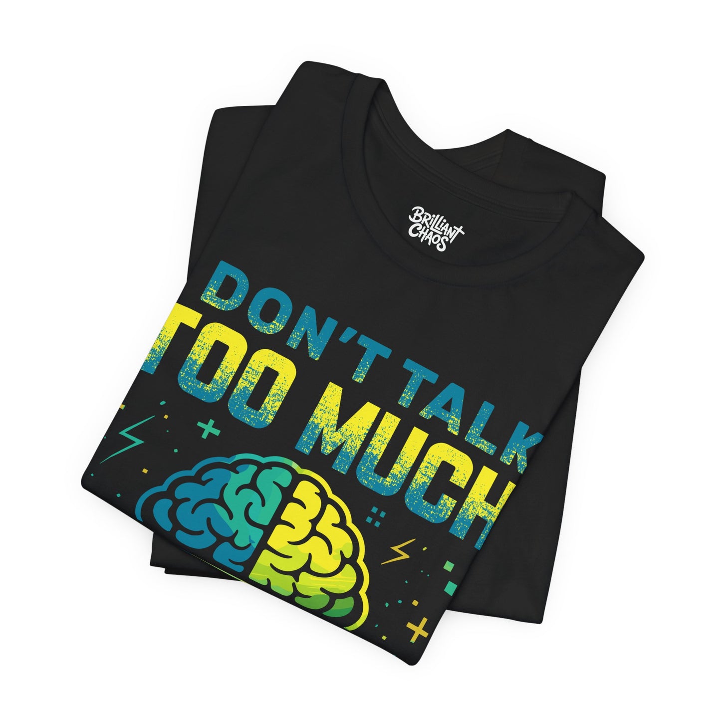 "My Brain's Just Downloading" Neurodivergent Humor Graphic Tee - Adult