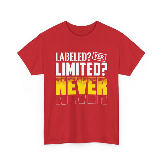 "Labeled" Neurodivergent Humor Graphic Tee - Adult