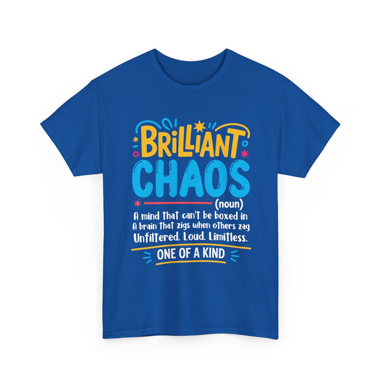 "Brilliant Chaos Signature" Neurodivergent Graphic Tee - Youth