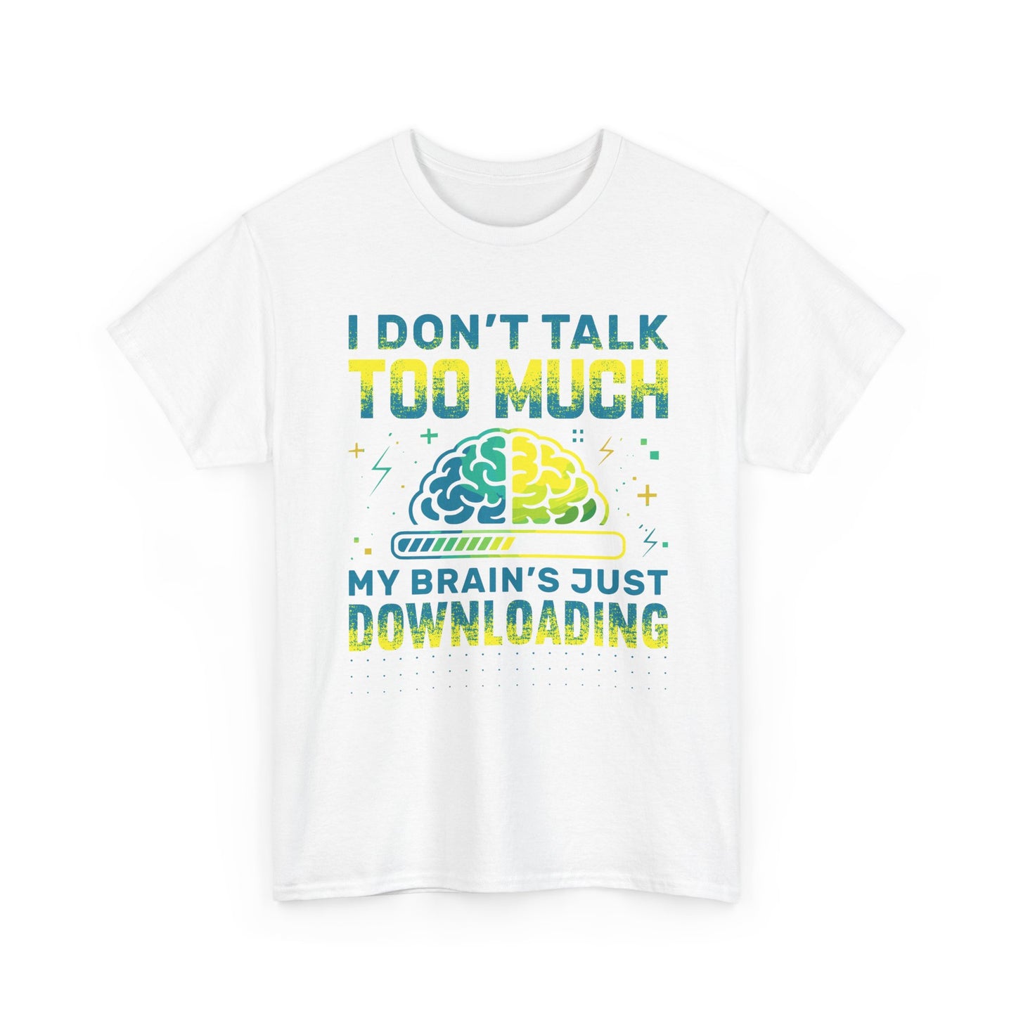"My Brain's Just Downloading" Neurodivergent Humor Graphic Tee - Youth