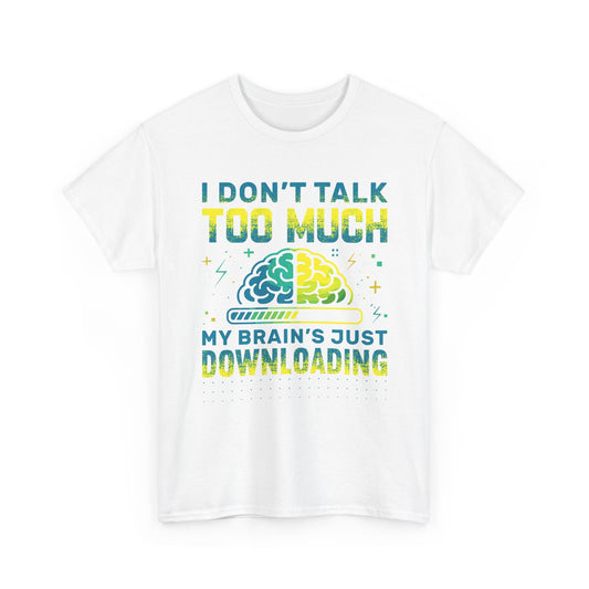 "My Brain's Just Downloading" Neurodivergent Humor Graphic Tee - Youth