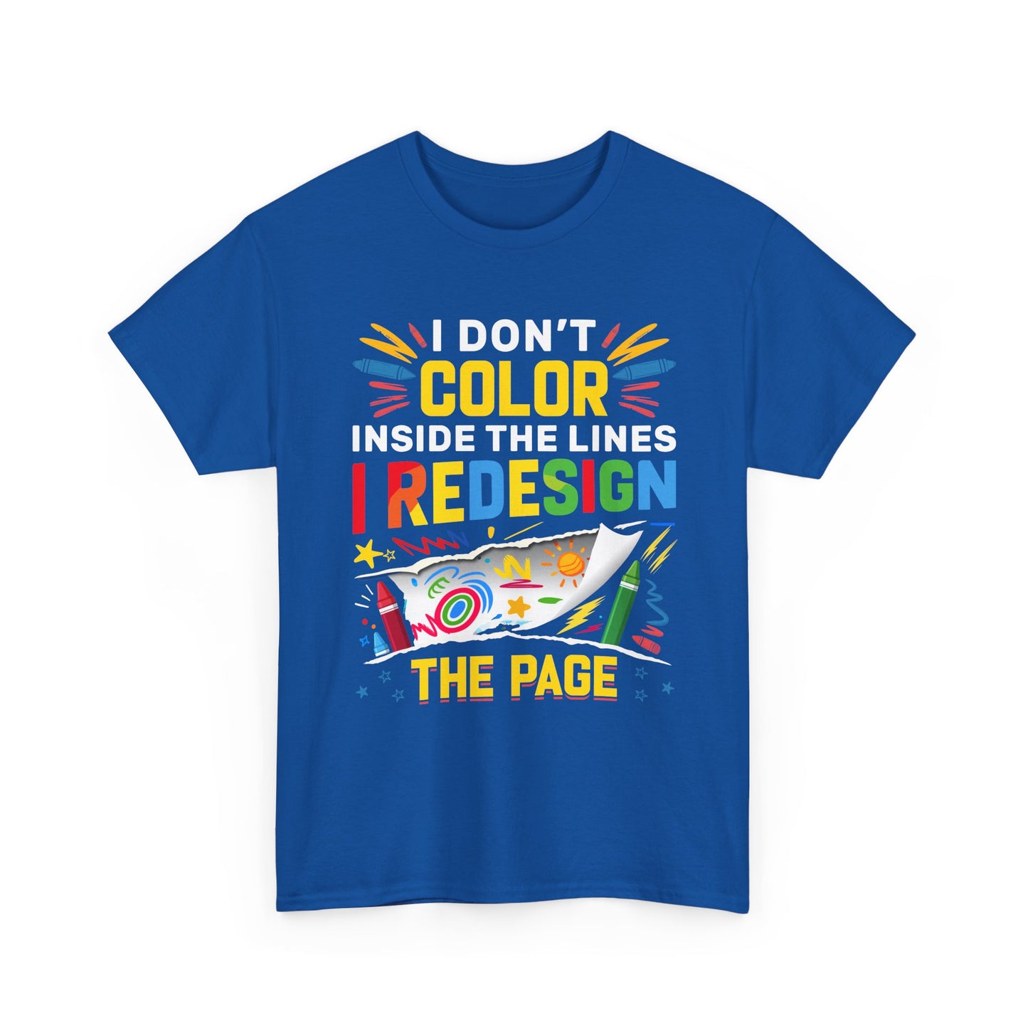 "Color" Neurodivergent Humor Graphic Tee - Adult